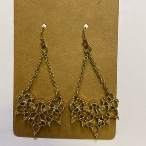 Express gold chandelier earrings